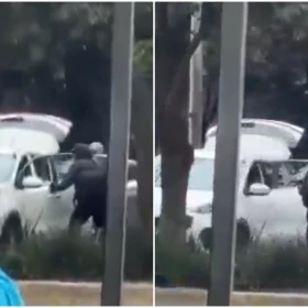 Graban asalto en Paseo de la Reforma sobre Lomas de Chapultepec.