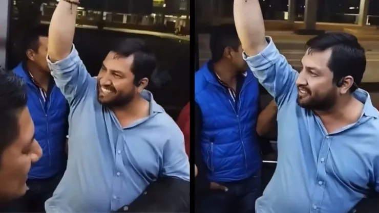 Julión Álvarez cantando aeropuerto