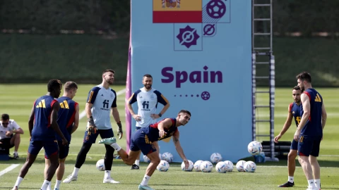 España en entrenamiento rumbo a Qatar 2022