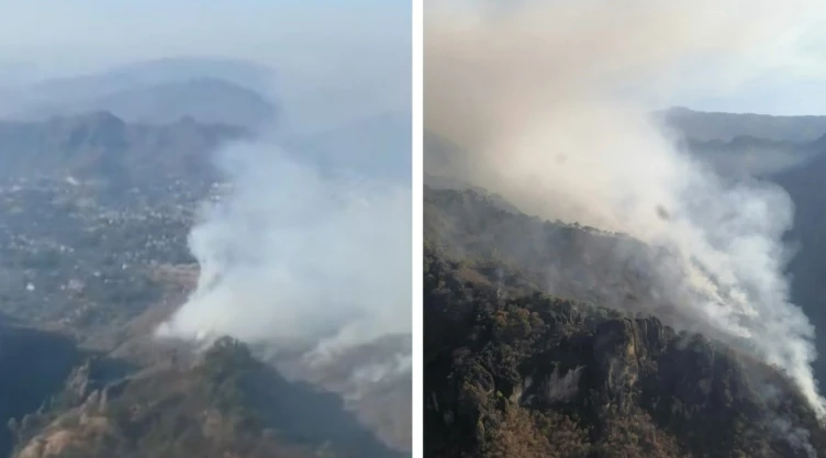 Tepoztlán incendio detenido