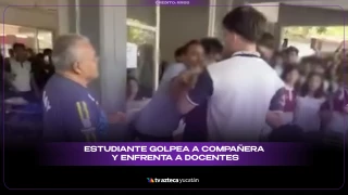Alumno AGREDE a su novia en preparatoria de Mérida por ataque de CELOS: Impactante VIDEO