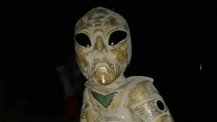Reliquias de alien encontradas en el Tren Maya