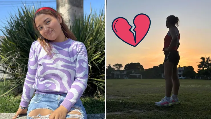 La publicación fue compartida por Katia días antes del accidente