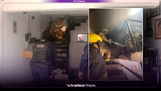 Incendio casa Tuxtla