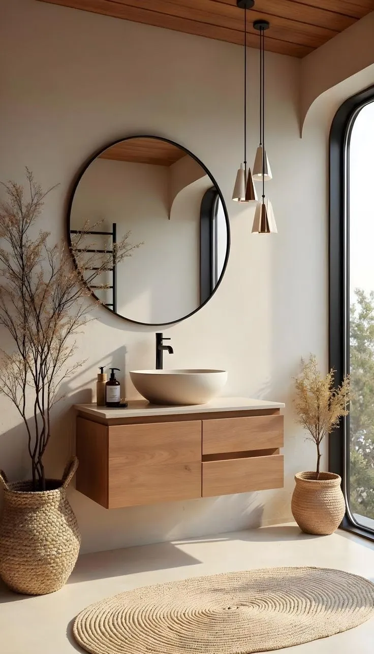 6 ideas para reemplazar el espejo tradicional de baño por diseños modernos