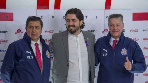 Luis Fernando Tena, Amaury Vergara y Ricardo Peláez