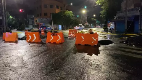 socavón eje 5 sur cdmx