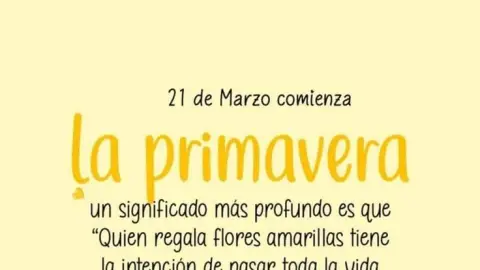 Imágenes del equinoccio de primavera con frase para desear buenos días