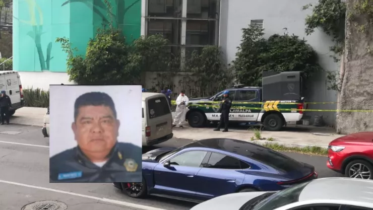 Policía de Cuajimalpa murió junto a su patrulla y la Fiscalía acordonó el lugar