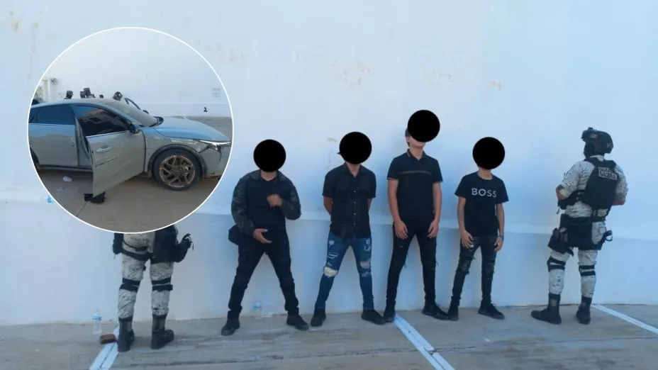 Detenidos tras persecución en Zona Dorada de Mazatlán
