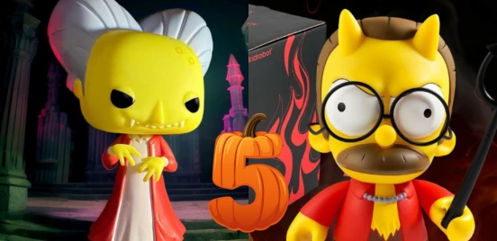 5 figuras coleccionables de La Casita del Horror de Los Simpson, para quienes aman los Especiales de Noche de Brujas.png