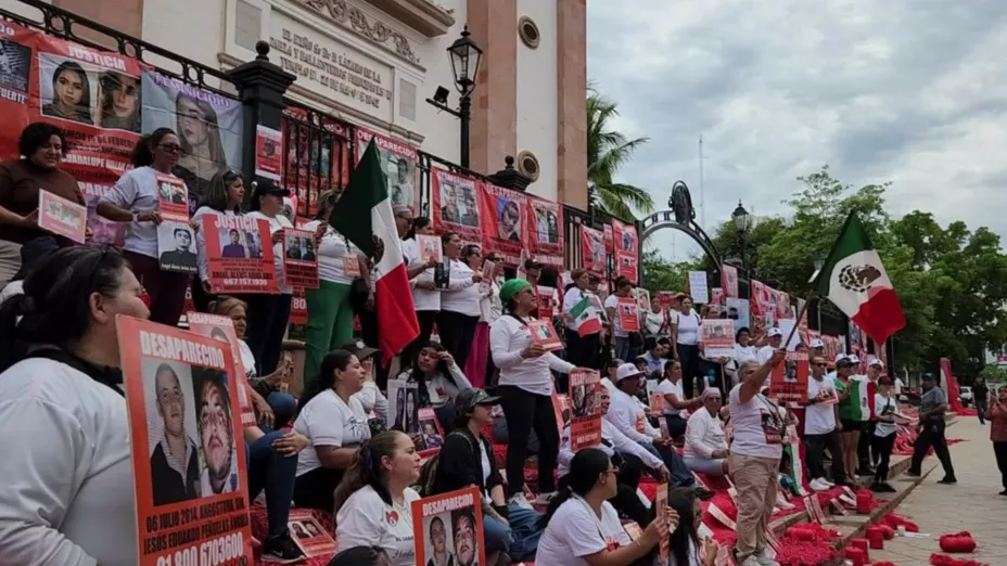 Familiares de desaparecidos dieron el Grito como protesta en Catedral de Culiacán