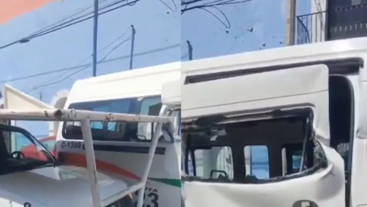 Choque contra combi de la ruta 33 paraliza el Centro Histórico de Puebla hoy: Zonas con tráfico