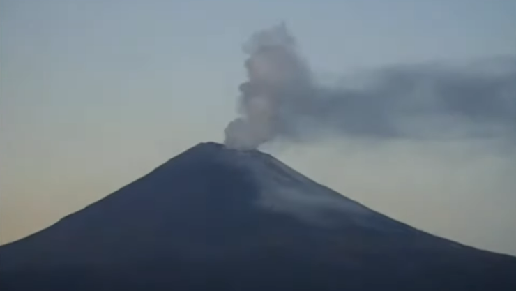 Volcan Popocatepetl 23 oct 2024