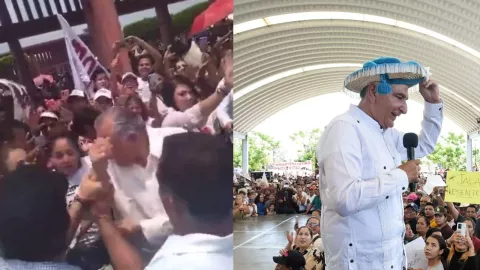 “No me arrepiento": Adán Augusto López explica por qué dio codazos en asamblea