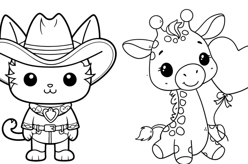 23 ideas de dibujos para colorear sencillos y bonitos... para niños y niñas: los puedes imprimir