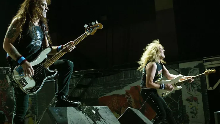 Iron Maiden en concierto en México