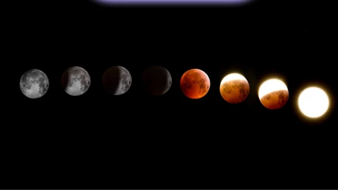 A qué hora se podrá observar el Eclipse Lunar en Morelos.