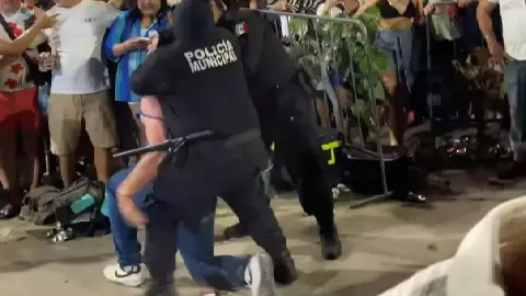 VIDEO_ El Carnaval de Progreso 2025 terminó en una fuerte pelea; hay detenidos