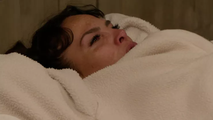 fabiola campomanes llora la granja vip