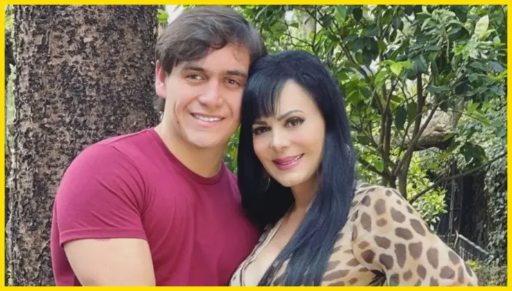Maribel Guardia y su hijo