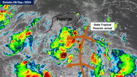 ÚLTIMO MOMENTO_ La onda tropical 21 SÍ AFECTARÁ a Yucatán