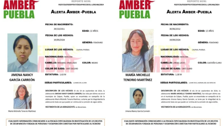 menores desaparecidas calpan puebla