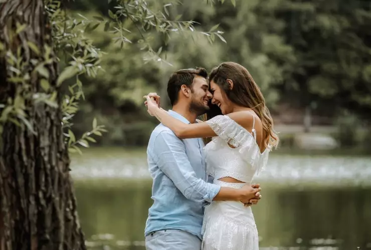 Rosas rojas en el Día de San Valentín.