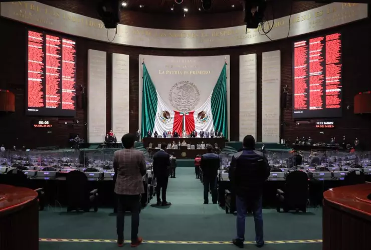 Diputados minuto de silencio PAN