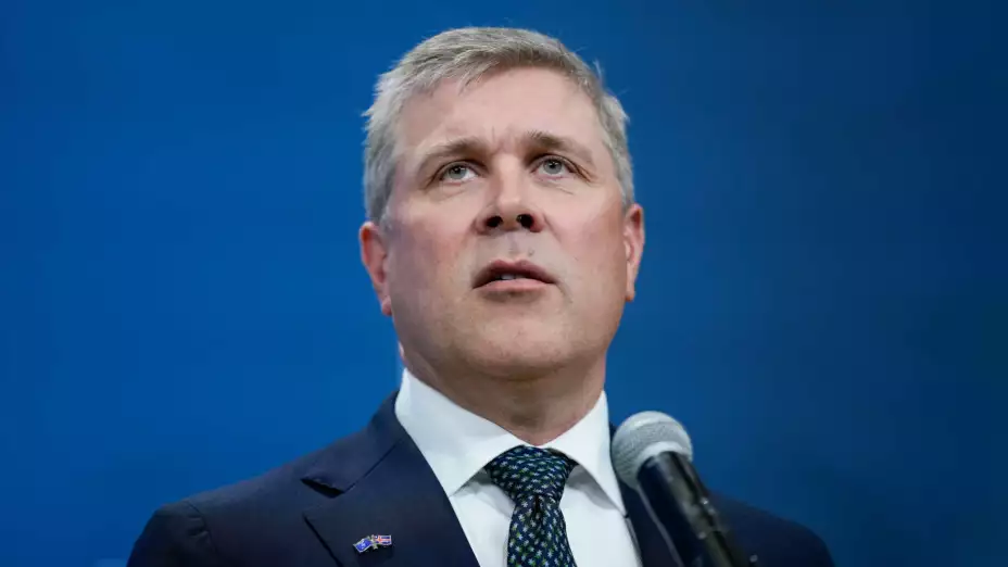 Bjarni Benediktsson, primer ministro de Islandia.