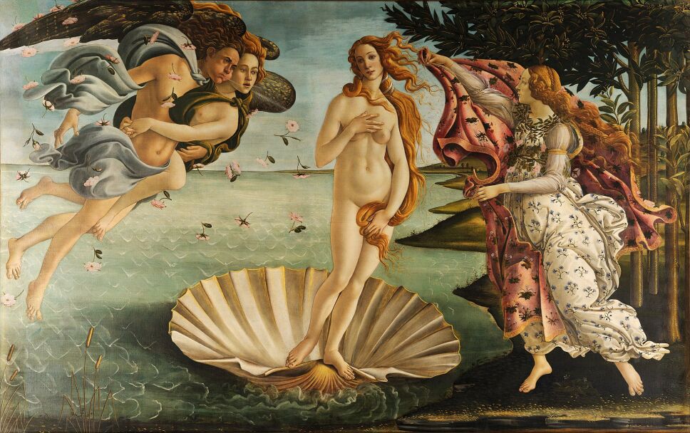 Sandro Botticelli El nacimiento de venus