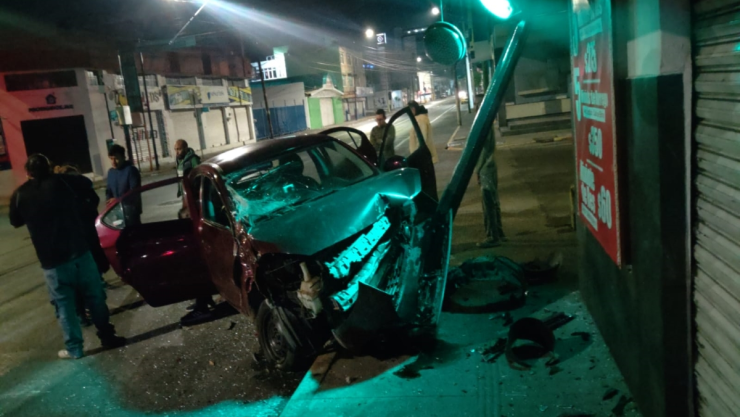 choque 9 sur y 25 poniente deja 3 heridos puebla