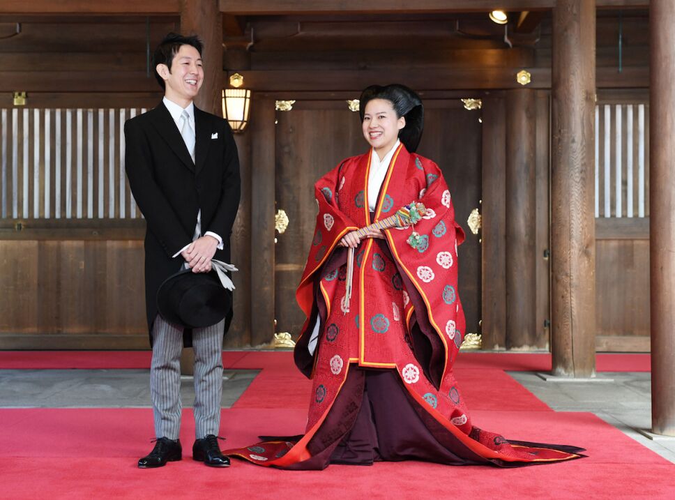 princesa Ayako de Takamado de japon se casa con Kei Moriya