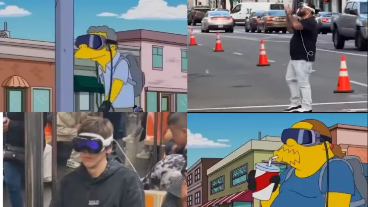 Simpson Apple Vision pro