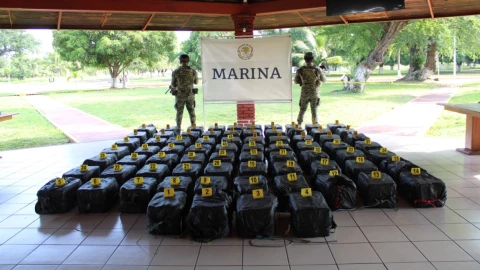 Semar asegura 1.7 toneladas de cocaína en Michoacán