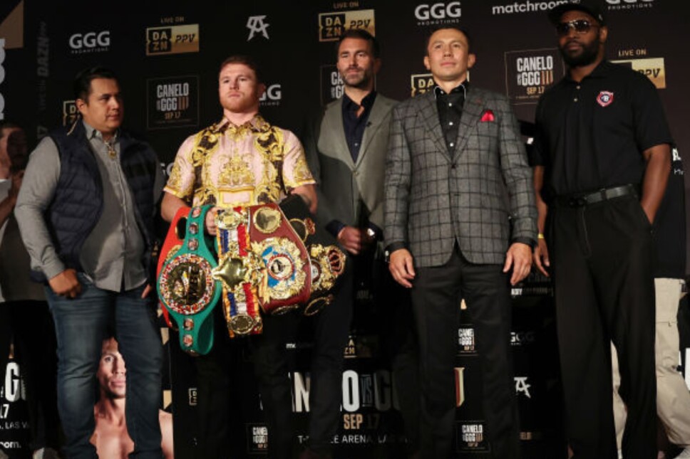 Canelo Álvarez, Gennady Golovkin, conferencia de prensa, Eddy Reynoso, Box