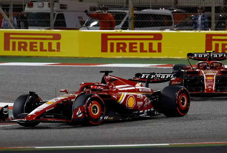 Los Ferrari en el GP de Baréin