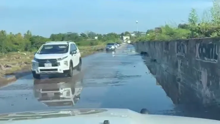Presa derivadora en Culiacán