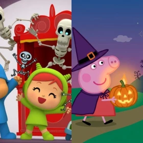 4 capítulos de Peppa Pig y Pocoyó perfectos para armar una tarde de Halloween sin sustos para los niños