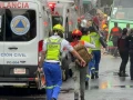 Colapso de barda en Centro Histórico en CDMX deja lesionados.