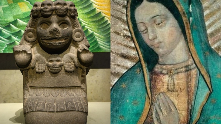 Cuál es la relación entre la Virgen de Guadalupe y Tonantzin, de acuerdo con historiadores y la Iglesia católica.