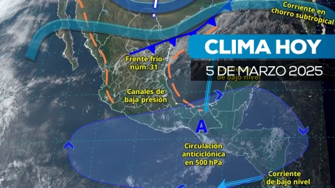 Clima en México, ¿en qué estados habrá lluvias?