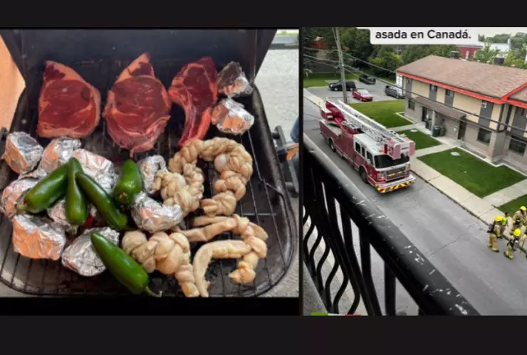 Canera asada en Canadá
