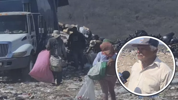 Don Eulogio trabaja en el basurón de Culiacán