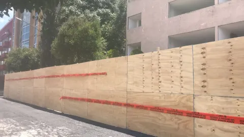 Taxqueña edificio demolición