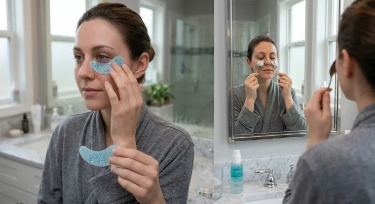 Cómo usar la cuchara para eliminar las ojeras
