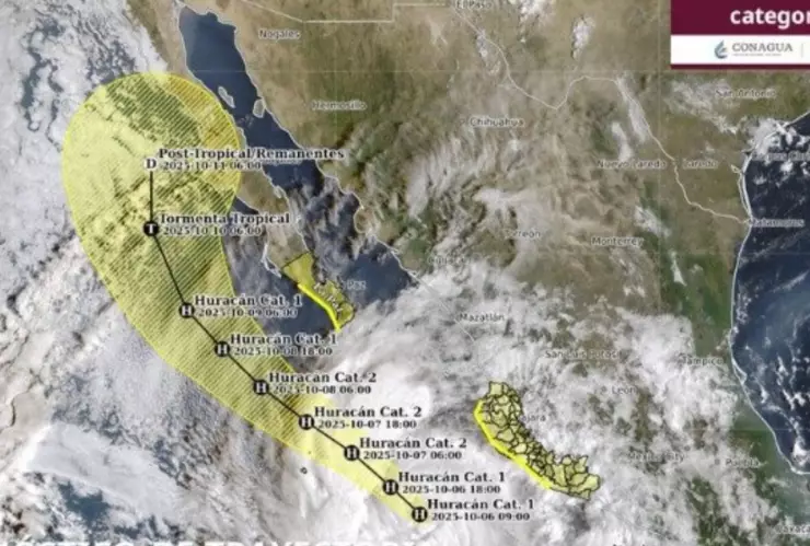 ALERTAN que el huracán ‘Priscilla’ se fortalecerá; esta su trayectoria