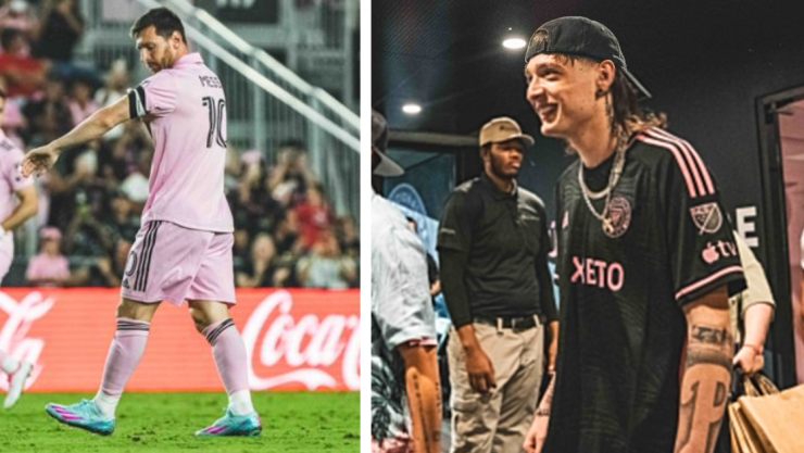 ¿Messi es fan de Peso Pluma_ Así fue el saludo entre Lionel Messi y Peso Pluma