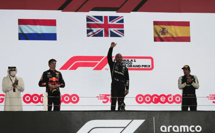 Lewis Hamilton ganador del Gran Premio de Qatar