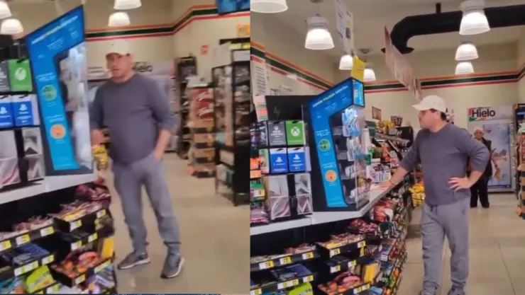 VIDEO | Sujeto insulta a empleado de tienda por no tener cambio de 500 pesos